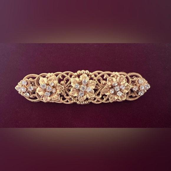 Miriam Haskell Brooch - Picture 3 of 5